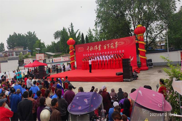 淮南市文化館慶祝建黨100周年文化惠民演出走進(jìn)李郢孜