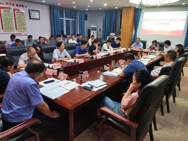 淮南謝家集區(qū)召開2021年第11次區(qū)委理論學習中心組（擴大）會議學習暨黨史專題黨課