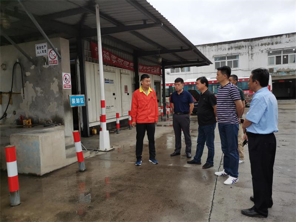 淮南市城鄉(xiāng)建設局來區(qū)督查城鎮(zhèn)燃氣安全管理工作