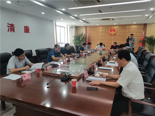 淮南市水利部、司法部水行政執(zhí)法監(jiān)督檢查組來(lái)我市監(jiān)督檢查