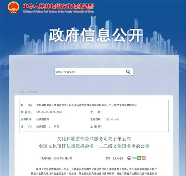 壽縣文化館被評(píng)為國(guó)家一級(jí)！正在公示！